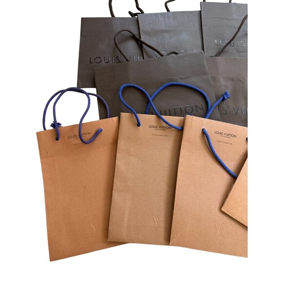 LOUIS VUITTON Lot of 10 Shopping Paper Bags - Picture 7 of 9
